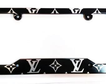 louis vuitton license plate|louis vuitton plate set.